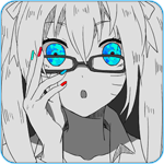 99px.ru аватар Удивленная Наруко / Naruko (Naruto / Наруто в женском обличье) в очках