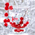 99px.ru аватар Ягоды рябины в стеклянном стакане (Ice / Лед)