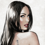 Аватар Рисунок Меган Фокс / Megan Fox