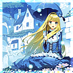 Аватар Alice / Алиса под зонтиком в солнечную погоду из манги 'Alice's Adventures In Wonderland 4 / Алиса в стране чудес 4' , автор Ryo Ueda