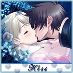 99px.ru аватар Парень целует девушку, лежащую среди распустившихся ночных цветов (Kiss / Поцелуй)