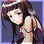 99px.ru аватар Смущенная анимешная девушка