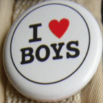 99px.ru аватар Значок 'I Love Boys / Я люблю мальчиков'