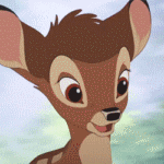 Аватар Бэмби из мультфильма Bambi / Бэмби пытается рычать