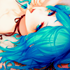 Аватар Вокалоид Мику Хацунэ / Vocaloid Miku Hatsune лежит