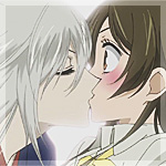 99px.ru аватар Томоэ / Tomoe целует Нанами Момодзоно / Nanami Momozono, аниме 'Очень приятно, Бог / Kami-sama Hajimemashita'