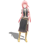 99px.ru аватар Vocaloid Megurine Luka / Вокалоид Мегурине Лука танцует