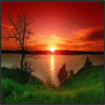 99px.ru аватар Красивый закат солнца на берегу реки