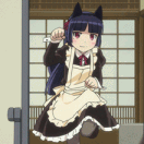 Аватар Ruri Gokou / Рури Гоко из аниме Ore no Imouto ga Konnani Kawaii Wake ga Nai. / Ну не может сестренка быть такой милой с ушками в платье горничной