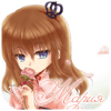 Аватар Ushiromiya Maria / Мария Уширомия из аниме Когда плачут чайки / Umineko no Naku Koro ni / When the Seagulls Cry нюхает розу (Мария)