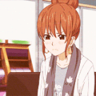 99px.ru аватар Asako Natsume / Асако Нацуме из аниме Tonari no Kaibutsu-kun / Монстр за соседней партой с книгой в руках