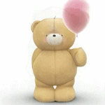 99px.ru аватар Плюшевый мишка с воздушным шариком, который, лопаясь, превращается в красные сердечки