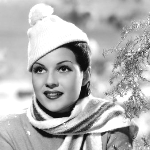 Аватар Американская киноактриса и танцовщица Рита Хейворт / Rita Hayworth в шапке и шарфу