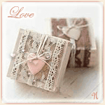 99px.ru аватар Две подарочные упаковки, перевязанные тонкой веревкой с сердечком (Love / Любовь)