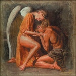 99px.ru аватар Мужчина целует руки девушки-ангела