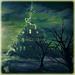 99px.ru аватар В старинный особняк бьет молния, вблизи растут деревья