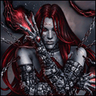 99px.ru аватар Вампир с красными волосами и глазами