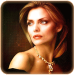 99px.ru аватар Мишель Пфайффер / Michelle Pfeiffer с колье на шее куда-то смотрит