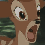 Аватар Бэмби из мультфильма Bambi / Бэмби надувает щеки