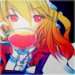 Аватар Marisa Kirisame / Мариса Кирисаме из Тохо / Touhou Project пьет чай