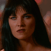 Аватар Актриса Lucy Lawless / Люси Лоулес строит недовольное лицо в сериале Xena / Зена