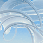 99px.ru аватар Волнистые линии на фоне голубого неба и снега