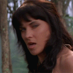 Аватар Актриса Lucy Lawless / Люси Лоулес разворачивается в изумлении в сериале Xena / Зена