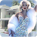 99px.ru аватар Девушка в белом платье на фоне дома
