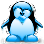 99px.ru аватар С пингвина Tux / Такс стекают капли воды, официальный логотип и талисман Linux / Линукс