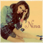 99px.ru аватар Nina Dobrev / Нина Добрев на желтом фоне (Nina / Нина)
