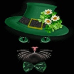 99px.ru аватар Котик в зеленой шляпе