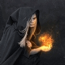 99px.ru аватар Ведьма с огненным шаром в руке, фотоманипуляция от Mirella Santana / Мирелла Сантана