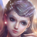99px.ru аватар Фея со сверкающими серьгами и блестками в волосах