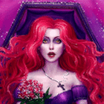 Аватар Девушка - вампир с цветами в гробу, автор Enamorte