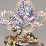 Аватар Птица из драгоценных камней сидит на ветке