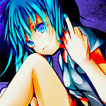 99px.ru аватар Vocaloid Hatsune Miku / Вокалоид Хатсуне / Хацунэ Мику показывает fuck / фак