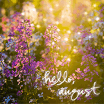 Аватар Сиреневые цветы на лугу (Hello, august / Здравствуй, август)
