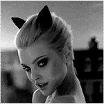 Аватар Топ-модель Jessica Stam / Джессика Стэм с черными ушками в рекламе парфюма от Nina Ricci / Нина Риччи
