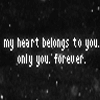 Аватар Ночью падает снег (my heart belongs to you. only you. forever. / мое сердце принадлежит тебе. только тебе. навсегда.)