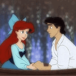 99px.ru аватар Ариэль / Ariel и принц Эрик / Eric в лодке, из мультфильма Русалочка / The Little Mermaid