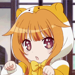 Аватар Amatsuka Mao / Мао Амацука из аниме GJ-bu Chuutou-bu / Клуб добрых дел / Good Job Club в костюмчике котика