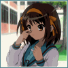 Аватар Харухи Судзумия из аниме Меланхолия Харухи Судзумии / Haruhi Suzumiya/