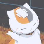 Аватар Nyanko-sensei / Нянко-сенсей из аниме Natsume Yuujinchou / Тетрадь дружбы Нацумэ машет лапой