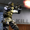 Аватар Спецназовец SAS из игры Counter Strike Source стреляет из автомата (kill)