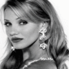 Аватар Кэмерон Диаз / Cameron Diaz в блестящих серьгах и ожерелье
