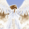 99px.ru аватар Сияющая девушка-ангел в небесах
