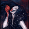 99px.ru аватар Вампирша слизывает кровь с вырванного из груди человеческого сердца, из работы немецкой художницы Даниэлы Улиг / Daniela Uhlig