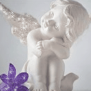 99px.ru аватар Мраморный ангелочек с цветком