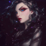 99px.ru аватар Девушка с голубыми глазами и бликами в волосах