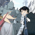 Аватар Edward Elric / Эдвард Элрик, Альфонс Элрик / Alphonse Elric и Рой Мустанг / Roy Mustang из аниме Стальной алхимик / Fullmetal Alchemist